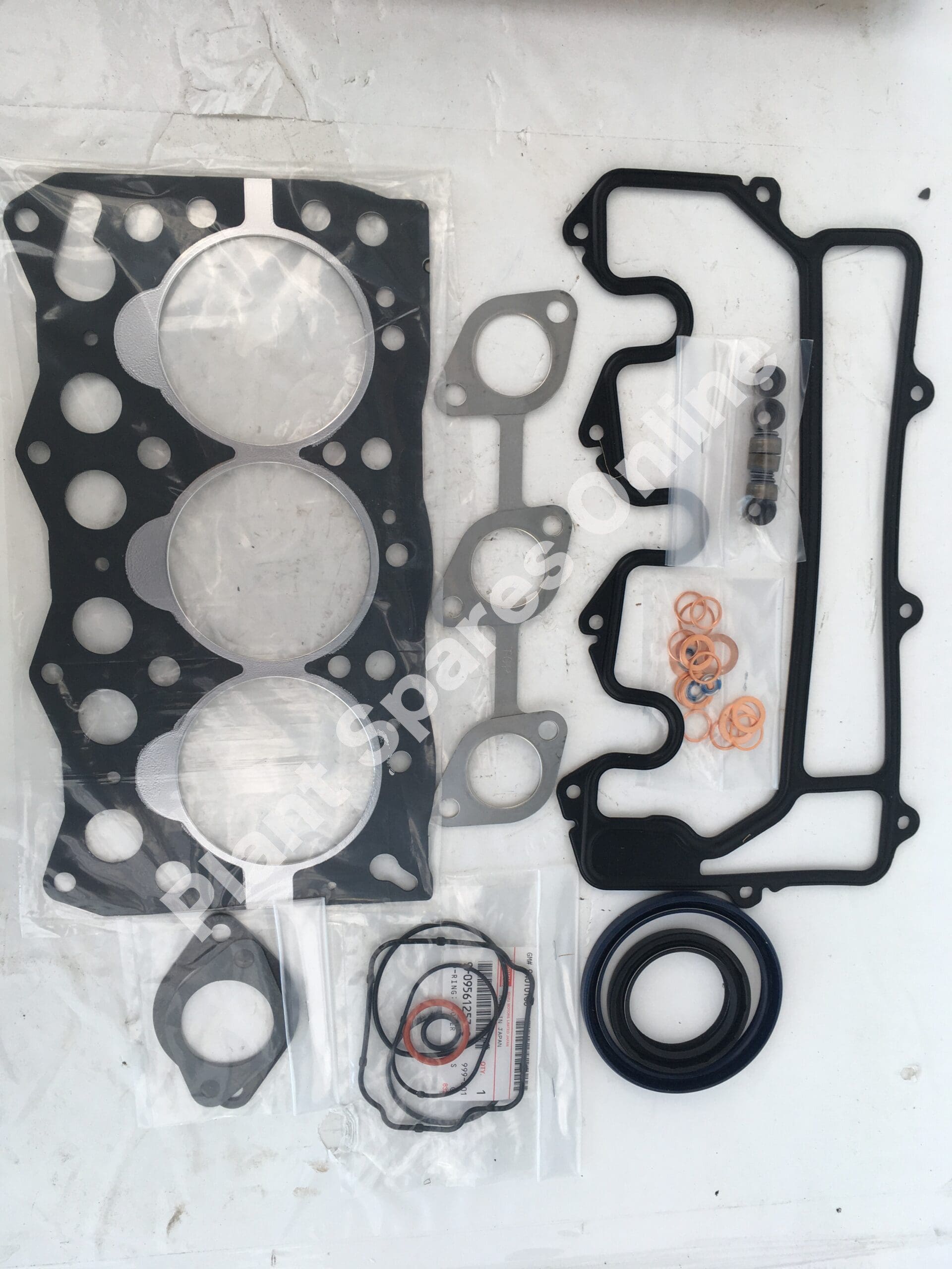 Gasket set 3LD1 Isuzu engine (no sump or WP gasket) Plant Spares Online